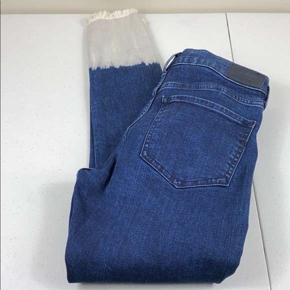 Express Denim Perfect Dip Dye Ankle Legging - Picture 8 of 10